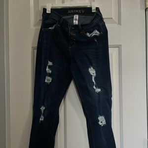 Justice jeans. Size 16 girls. Never worn. Very good condition